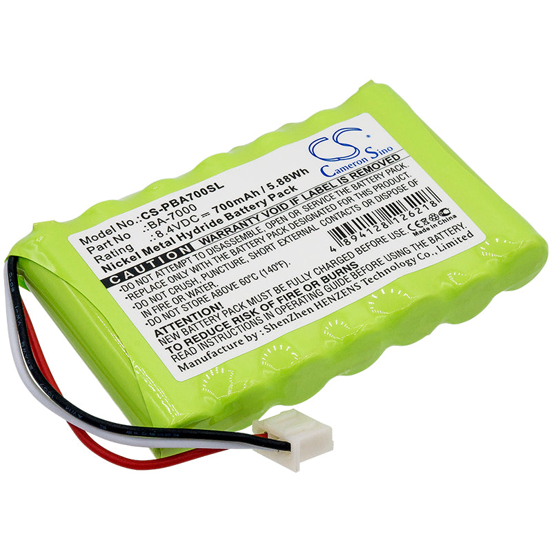 700mAh Ni-MH Replacement Battery for Brother P-Touch 7600VP Label Printer - BA-7000, 8.4V Rechargeable NiMH