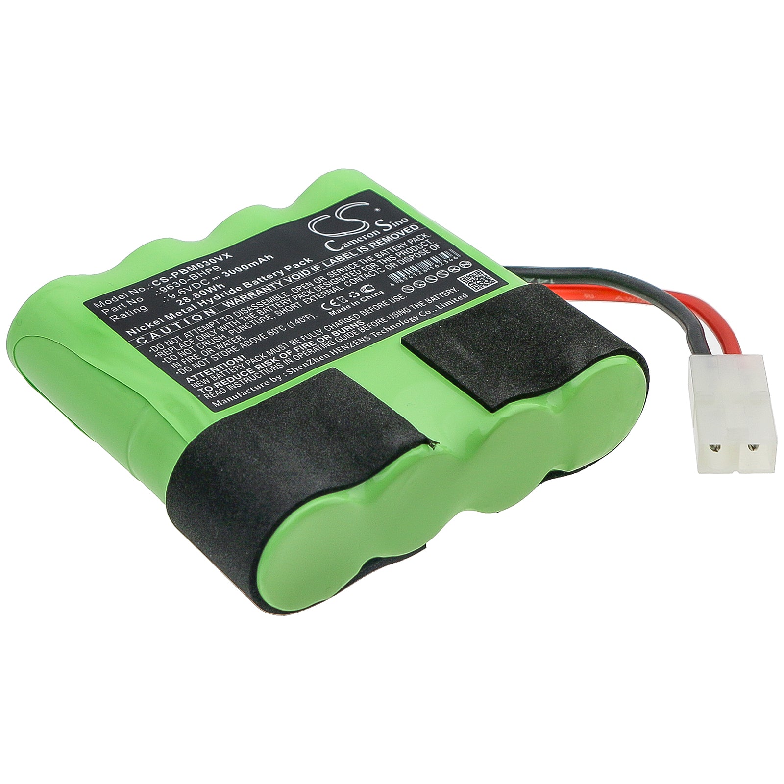 3000mAh Ni-MH Replacement Battery for Water Tech Pool Blaster Max CG Cordless Pool Vacuum - 9.6V 28.8Wh