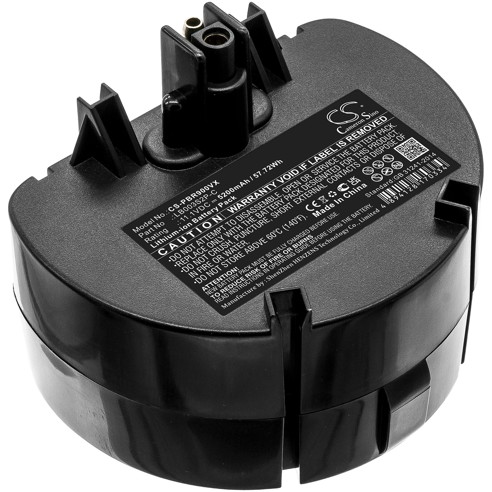 5200mAh Replacement Battery for Water Tech Pool Blaster Pro/Precision Li Vacuums, 11.1V Li-ion Upgrade