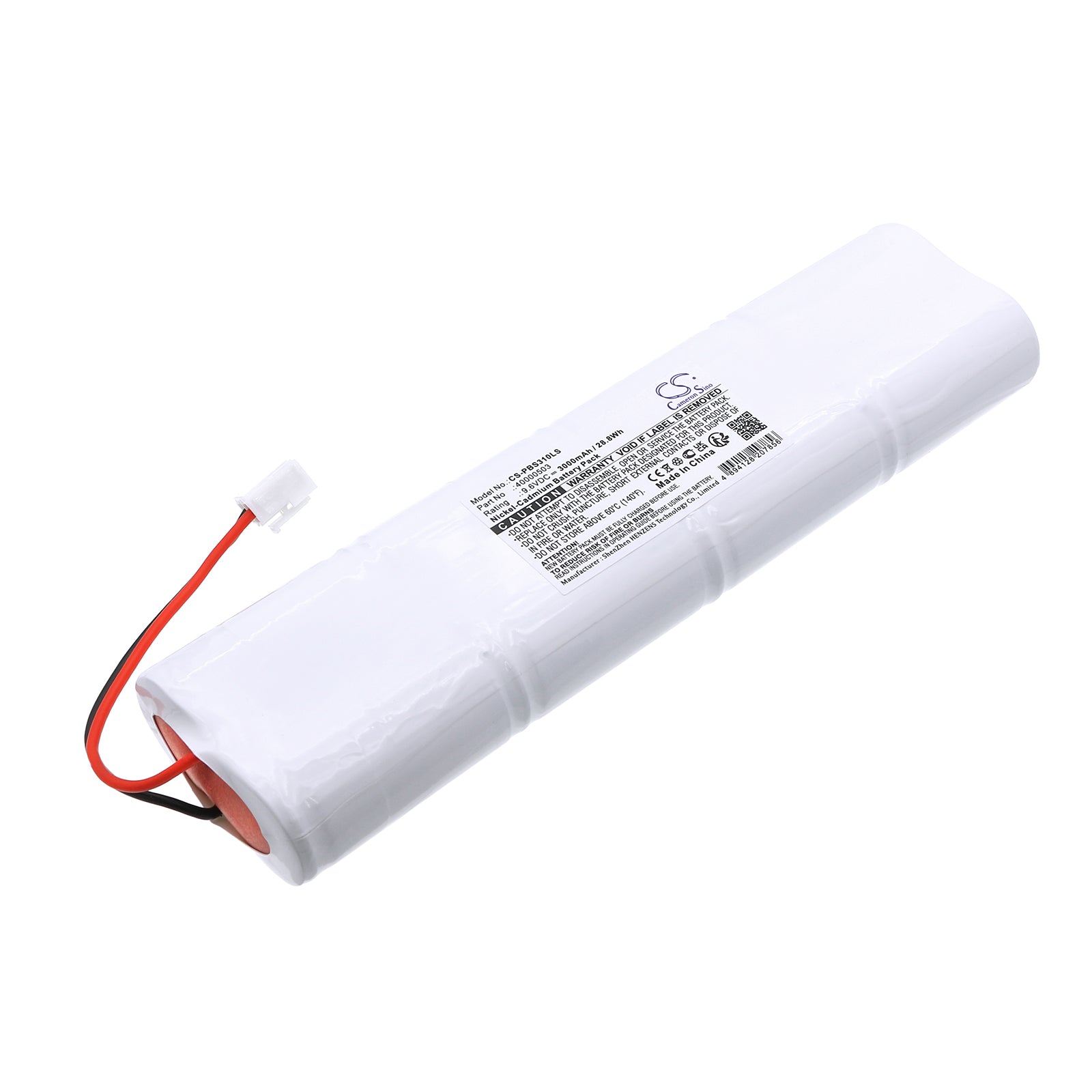 Philips Bodine BSL310SB Emergency Light Battery Replacement, 9.6V 3000mAh NiCD, 8-KRHT26/51 Cell Pack