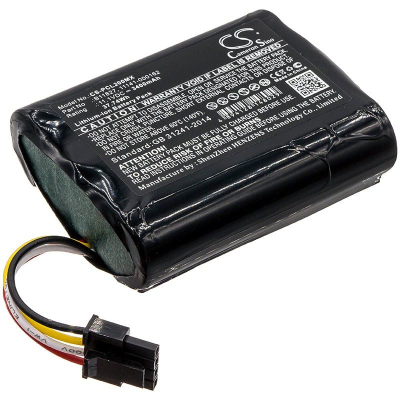 3400mAh Li-ion Replacement Battery for LifePak 20/20e Defibrillators & Code Management Module