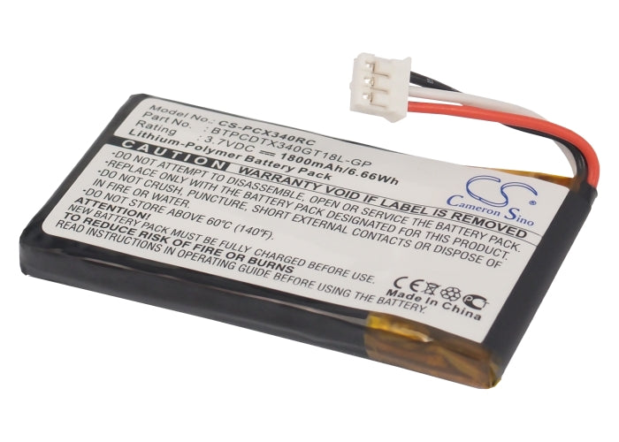 1800mAh Replacement Battery for Sprint TX340GT Hotspot - 3.7V Li-Polymer - Models TX340GT, BTPCDTX340GT