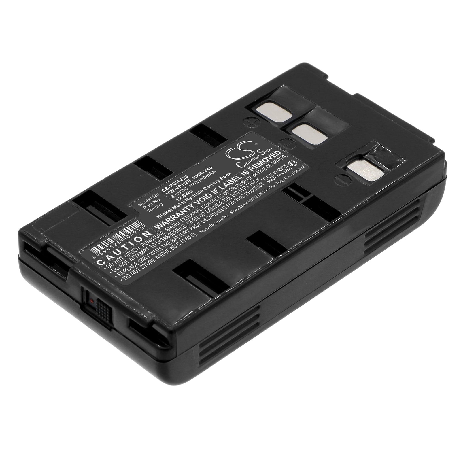 2100mAh 6V Ni-MH Replacement Battery for Blaupunkt RCA JVC Panasonic Camcorders
