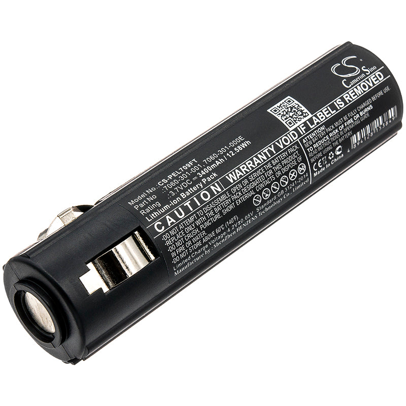 3400mAh Li-ion Replacement Battery for Pelican 7060/7069 Flashlight - 3.7V, 12.58Wh - Pelican 7060-301-001