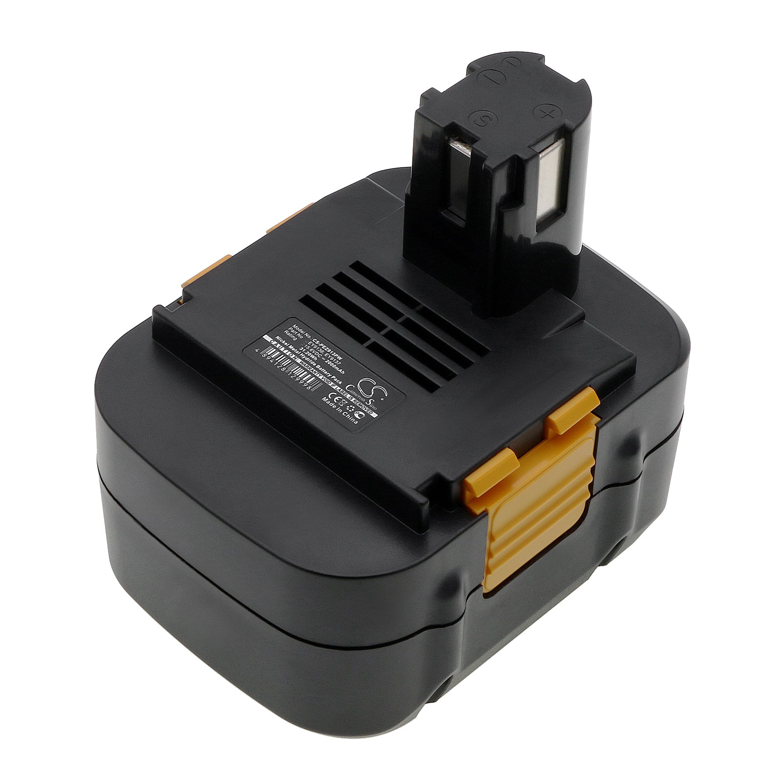 15.6V 2000mAh Ni-MH Replacement Battery for Panasonic EY Power Tools - EY9136B, Drills, Saws, & More