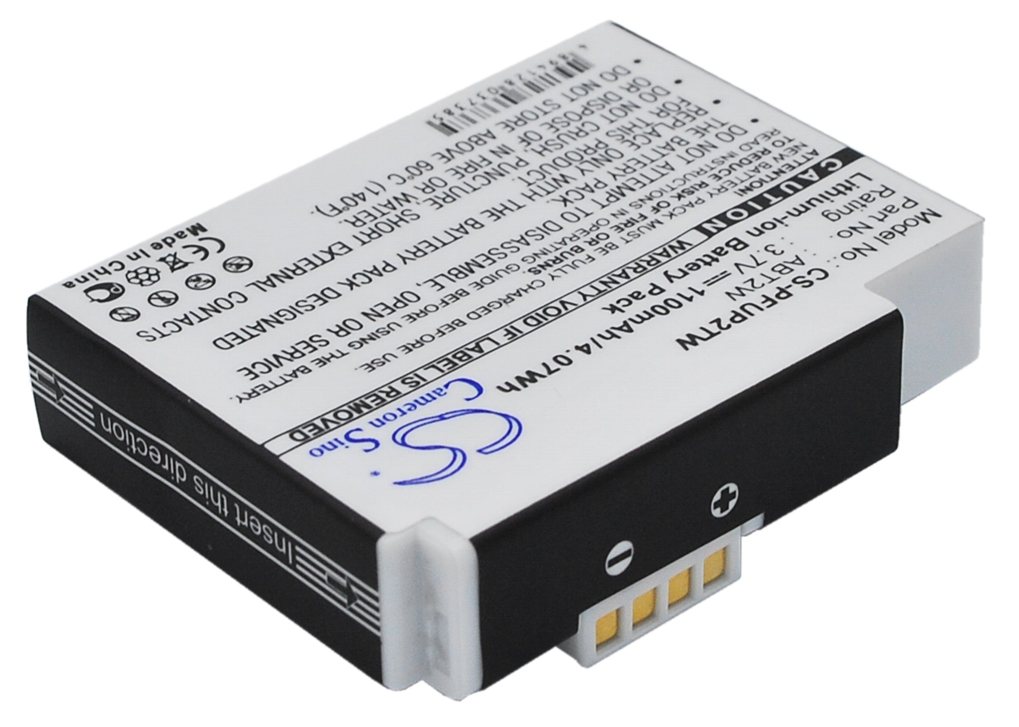 1100mAh Replacement Battery for Cisco Flip Ultra HD U32120, Flip Video 8GB - 3.7V Li-ion