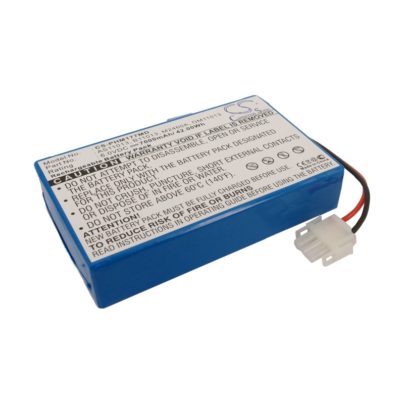 7000mAh 6.0V Medical Battery for Agilent 200I & HP 300PI Pagewriters, Philips M1770A, M1771A, M1772A ECG Machines