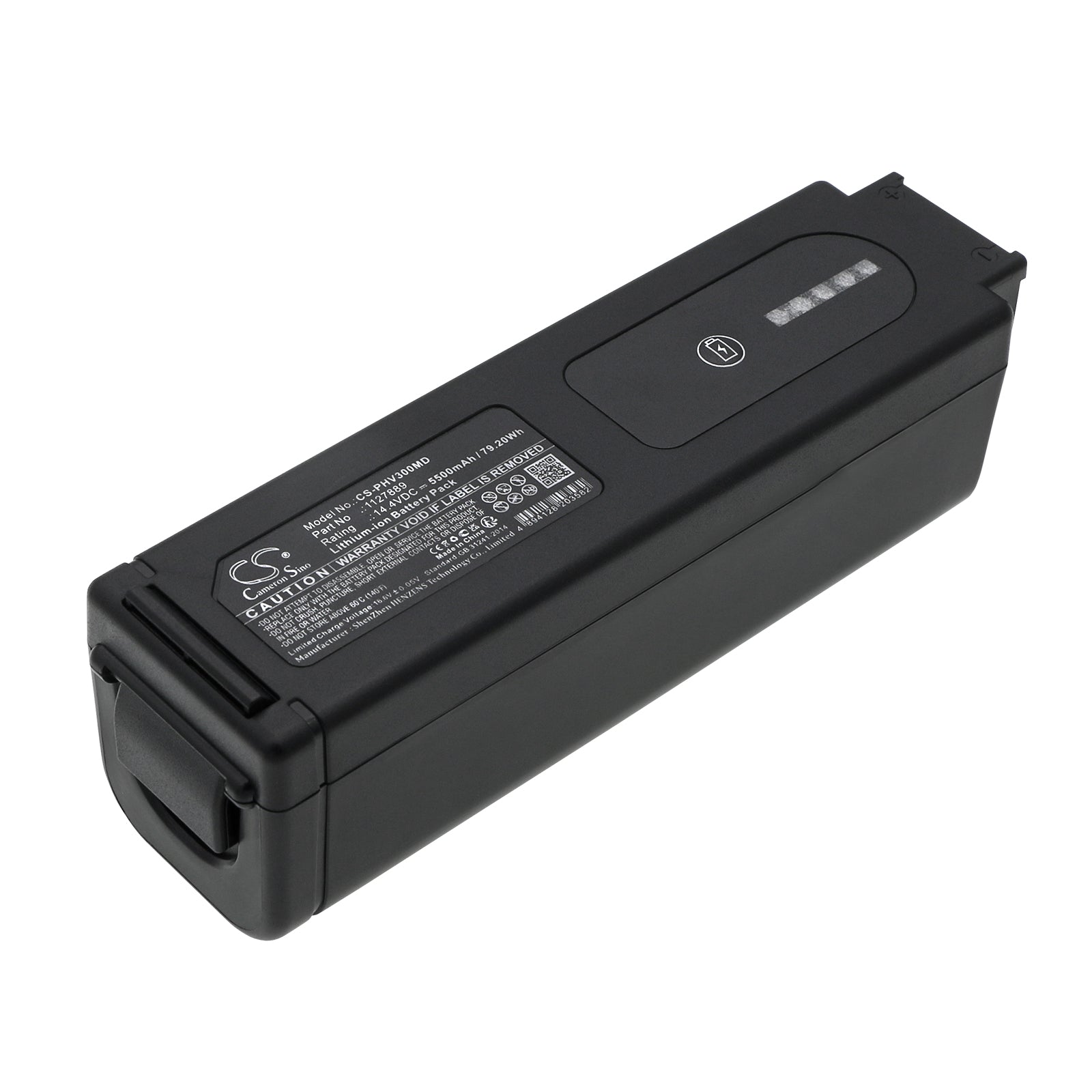 5500mAh Philips Trilogy EV300 & HRC Ventilator Battery - EvoMedical Detachable, 14.4V 79.2Wh Li-ion Replacement