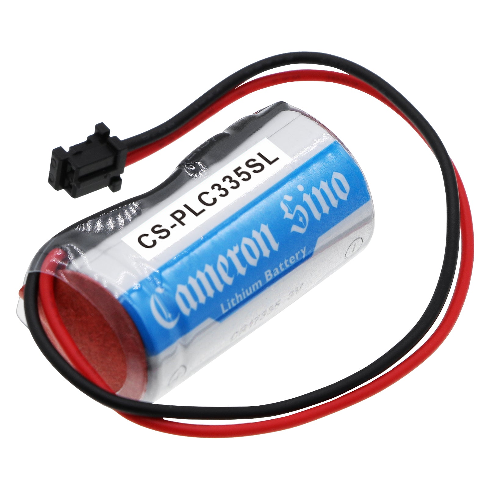 1800mAh PLC Battery for Mitsubishi Q-Series CPUs: CR17335SE-R, GT15-BAT, ER2/3A - 3.0V Li-MnO2 Replacement