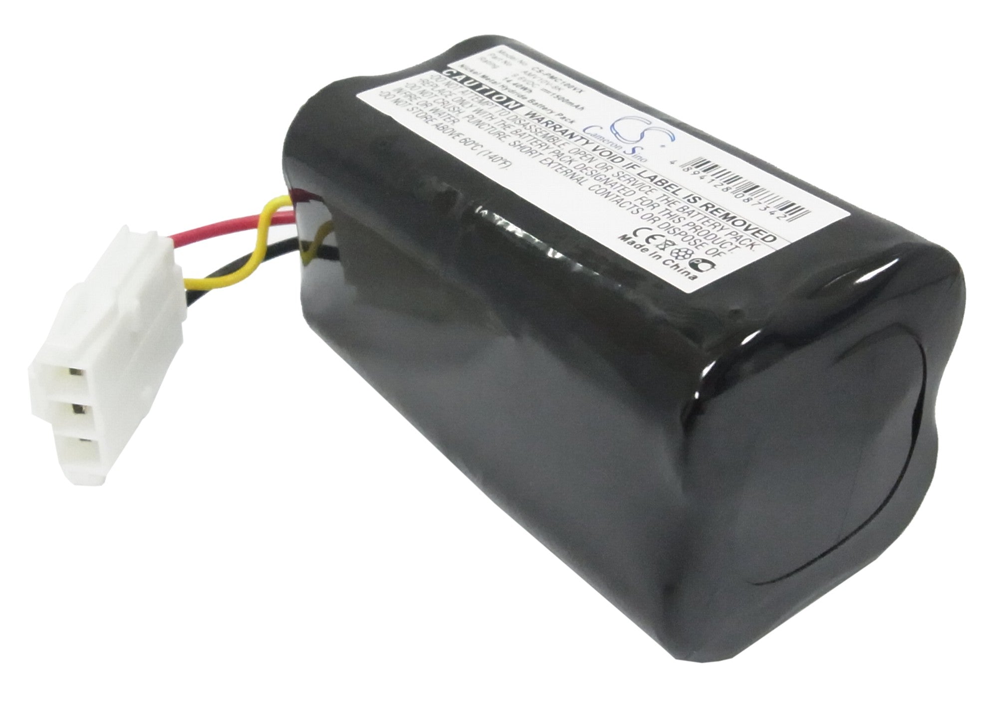 9.6V 1500mAh Ni-MH Replacement Battery for Panasonic MC-B10P, MC-B20J Vacuum - Extended Power, AMV10V-8K