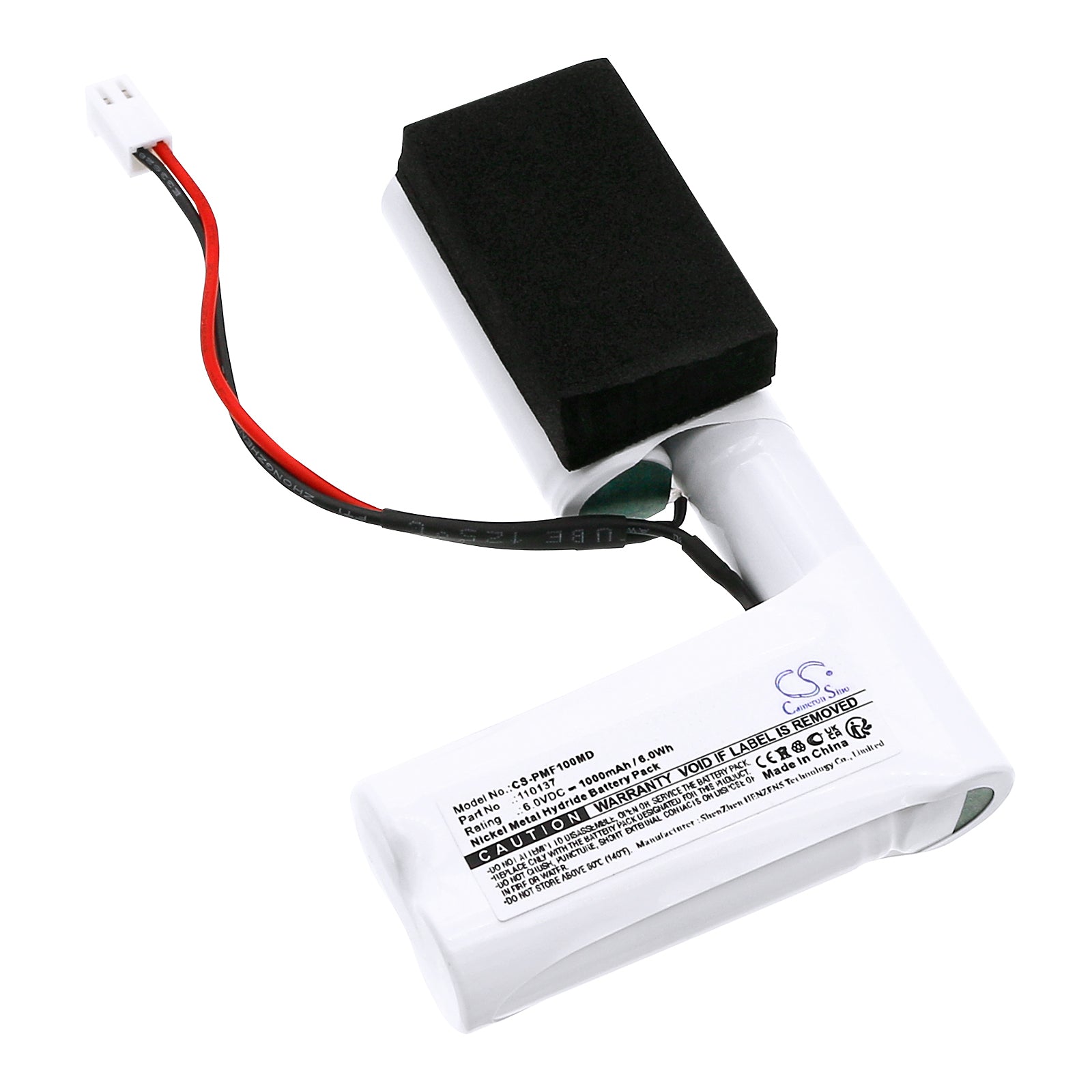 Replacement Battery for Pfrimmer Flocare 100/100i/200i, 6V 1000mAh NiMH, Medical Feeding Pump Battery.