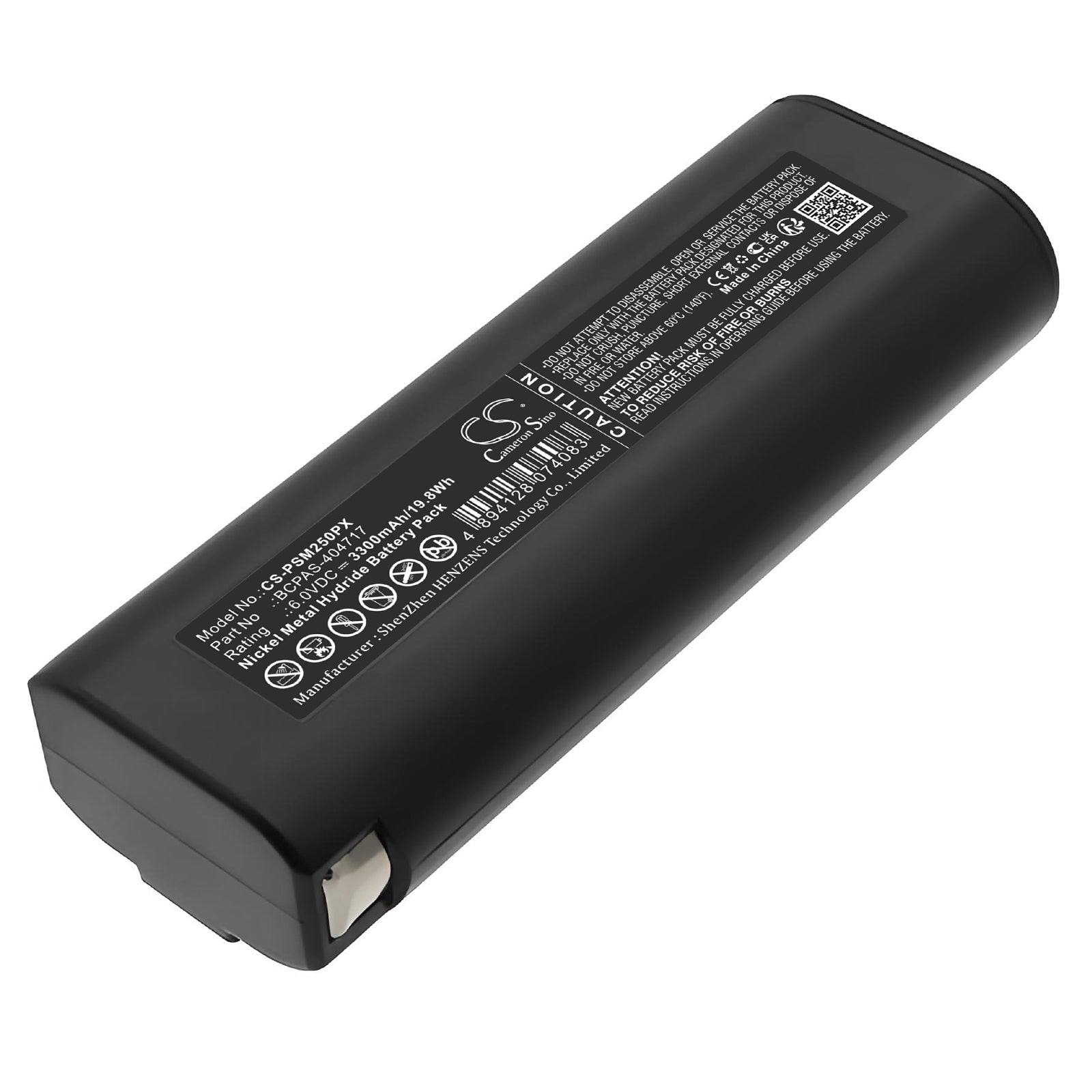 6.0V 3300mAh Ni-MH Battery - Paslode IM350ct, IM325, IM250A Nail Gun Replacement - High Capacity Power Tool Battery