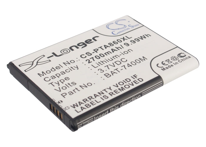 2700mAh Replacement Battery for Pantech Vega 6 IM-A860K/S - 4G LTE Smartphone, 3.7V Li-ion