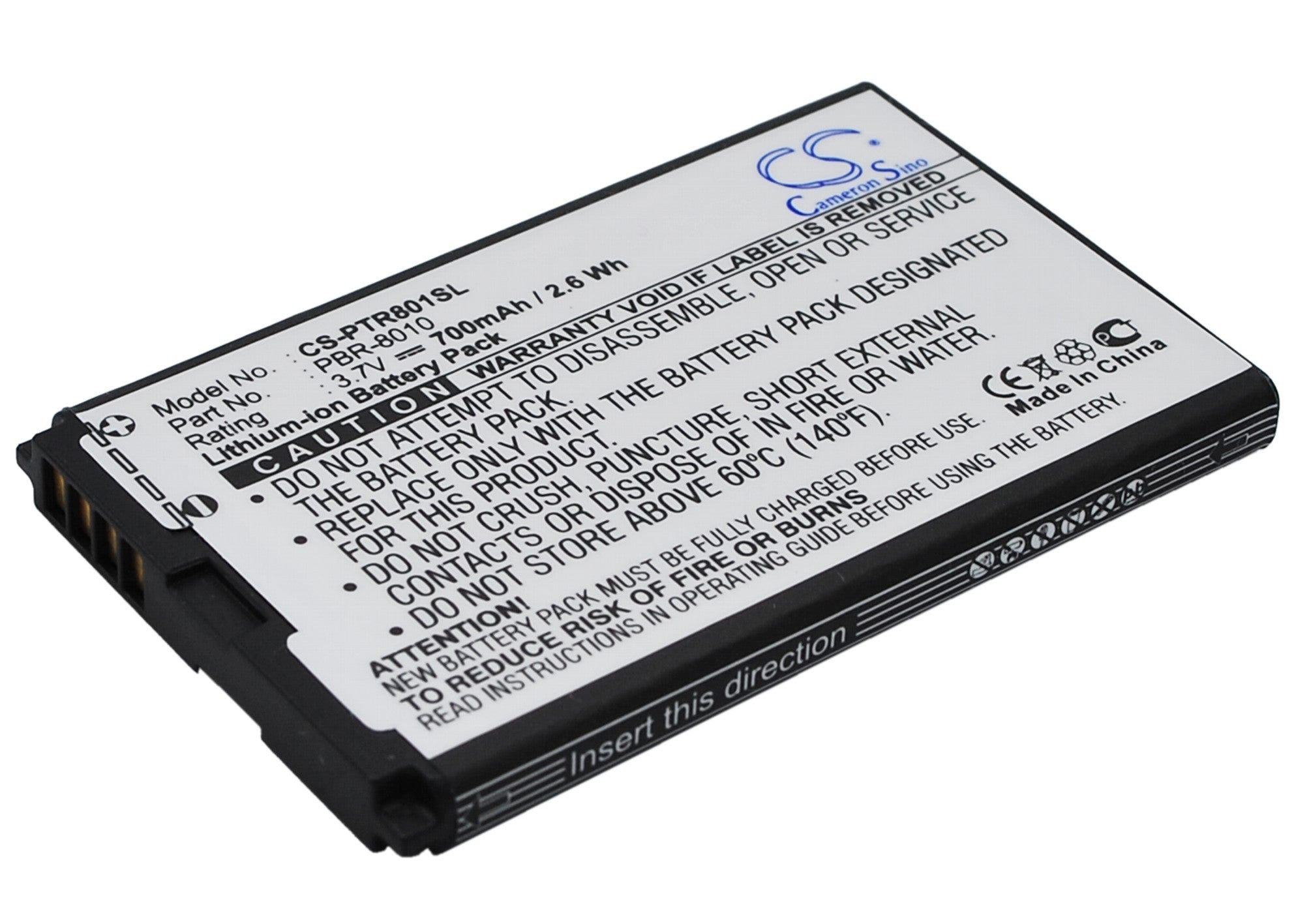 700mAh 3.7V Li-ion Replacement Battery for Verizon Blitz & UTStarcom CDM-8010 Mobile Phones