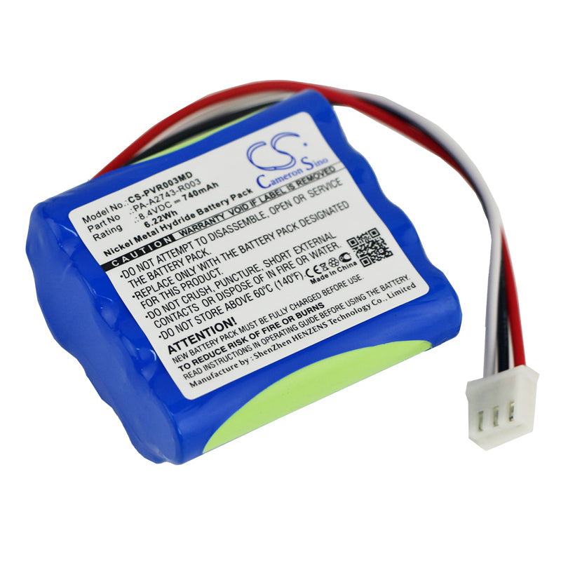 740mAh Ni-MH 8.4V Battery for Physiomed VocaSTIM & Trainer - Replacement Medical Device Battery, 6.22Wh