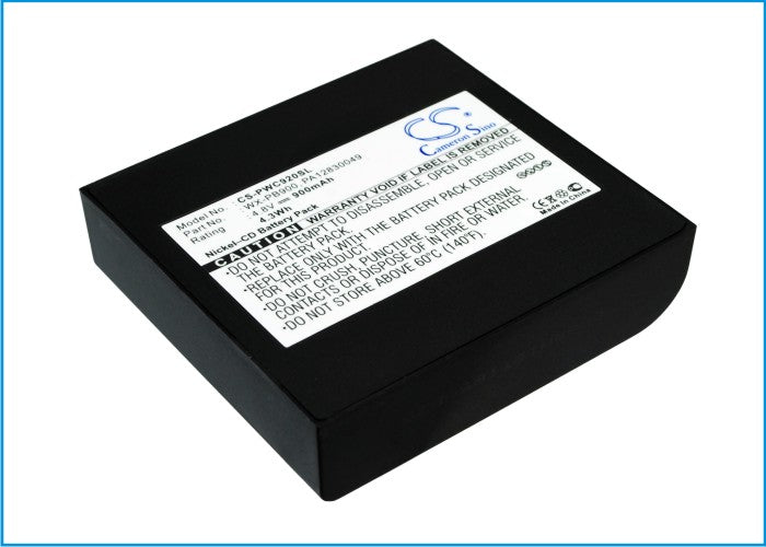 900mAh Ni-CD 4.8V Battery Replacement for Panasonic WX-C1020, WX-C920, PB-900I Wireless Headset