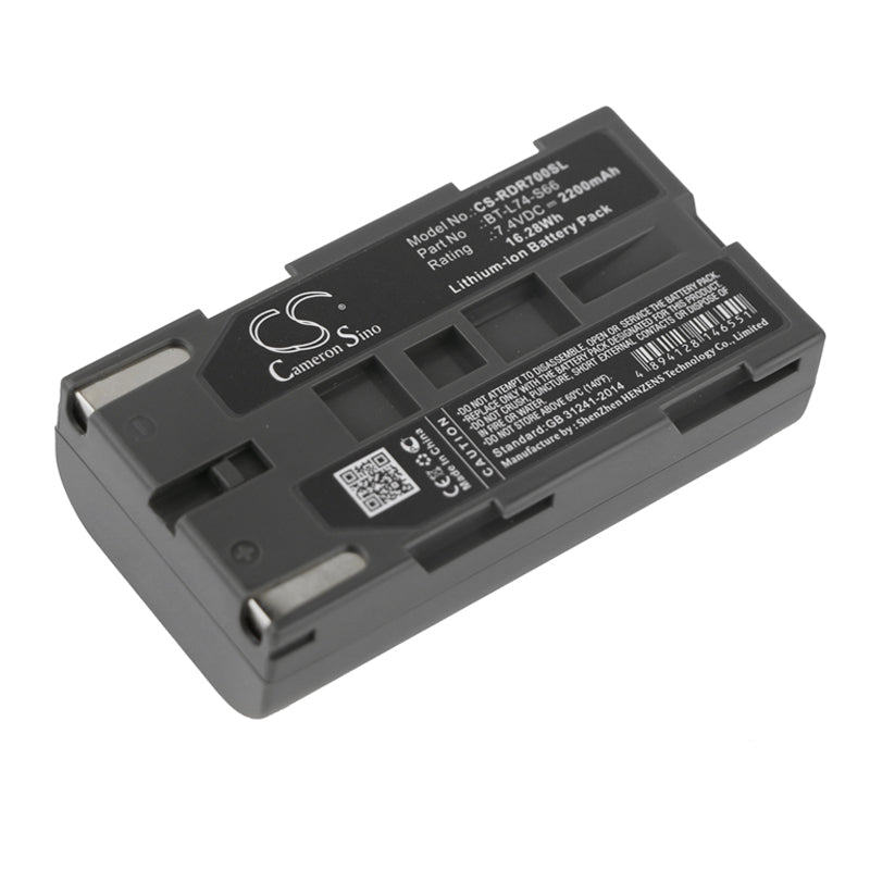 High-Capacity 2200mAh 7.4V Li-ion Battery for HORIZON KRONOS 200 Surveying & Crossline Lasers - 70.6x38.2x20.6mm