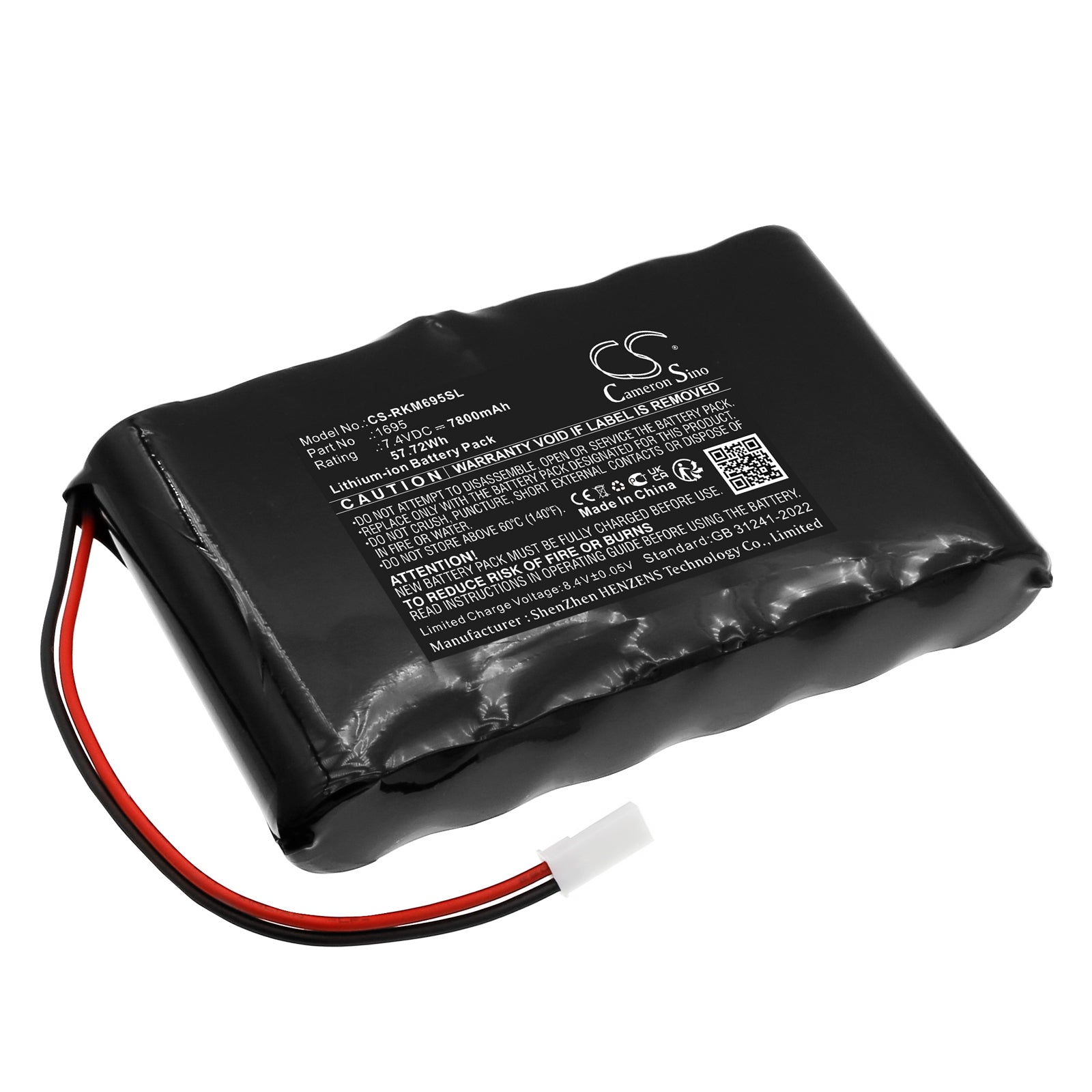 Reinecker Mezzo Electronic Magnifier Replacement Battery - 7.4V 7800mAh Lithium-ion - Extended Life
