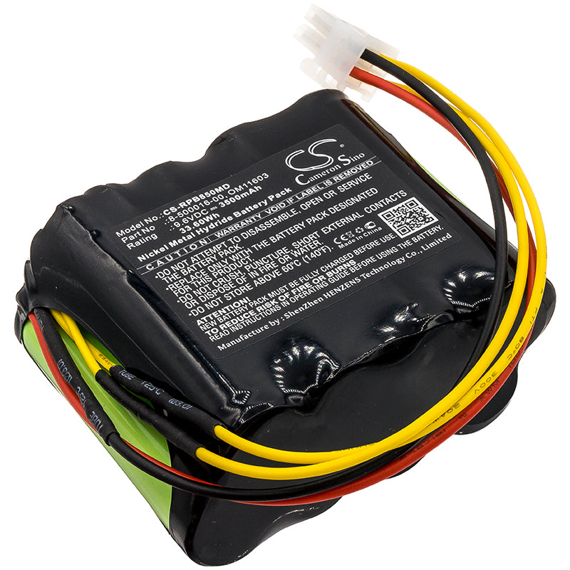 9.6V 3500mAh Ni-MH Battery - Replacement for Respironics BiPAP Focus Ventilator, Medical Grade Power
