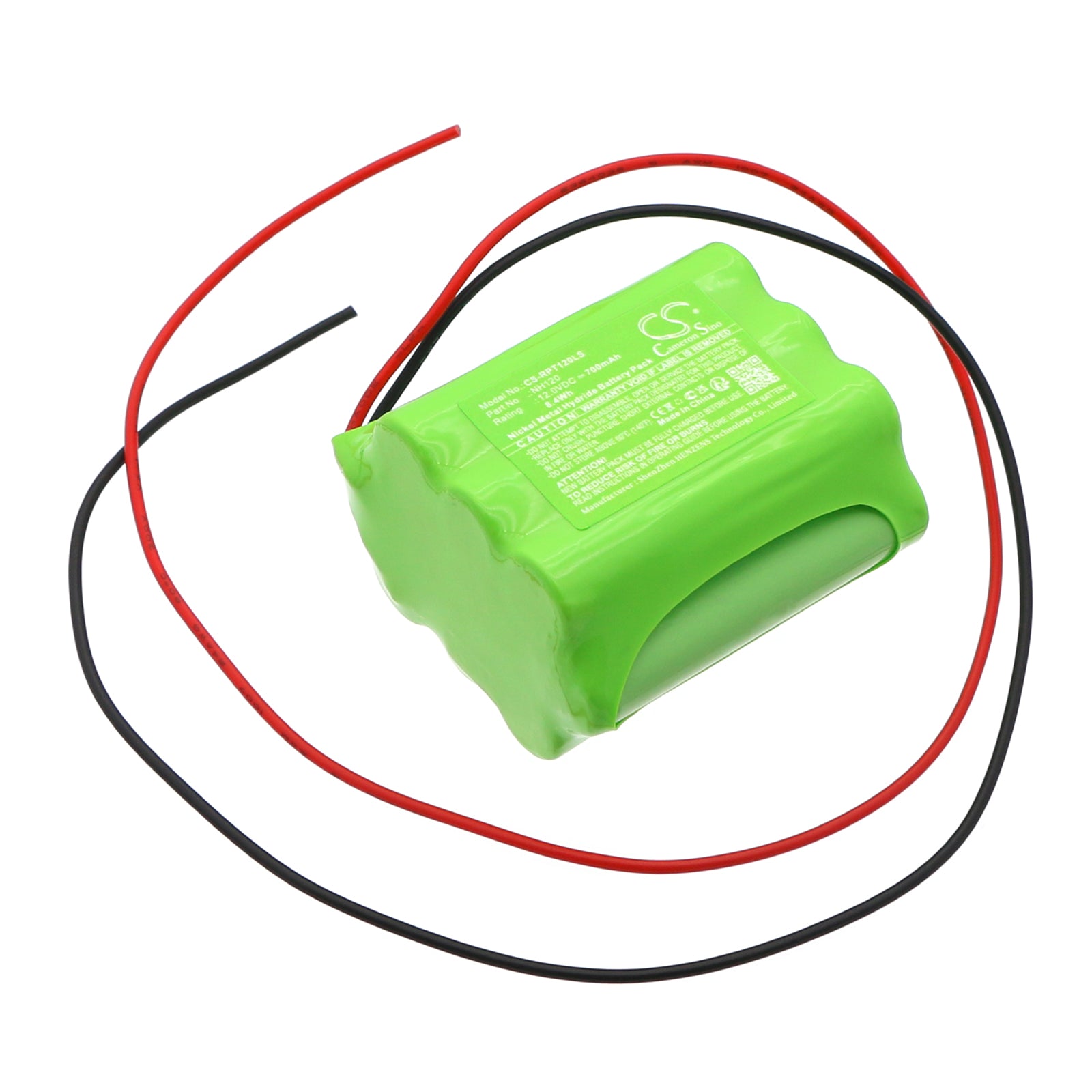 12V 700mAh Ni-MH Replacement Battery for RP-Technik 20109 LEX Emergency Lighting, NIMH1208P