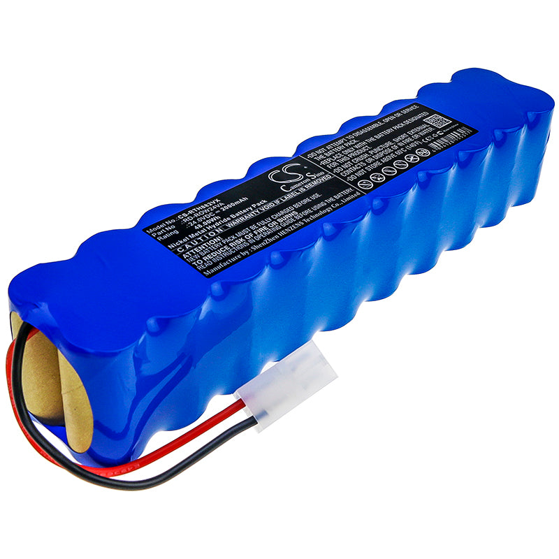 24V 2000mAh Ni-MH Vacuum Battery for Rowenta RH8XXX & Tefal TY8XXX Series - Replacement Power Boost