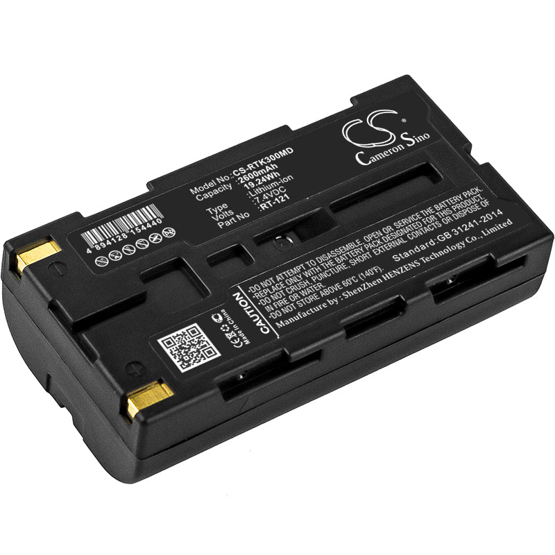 2600mAh Battery for LUNEAU Retinomax III K+ Auto Refractometer - 7.4V Li-ion Replacement