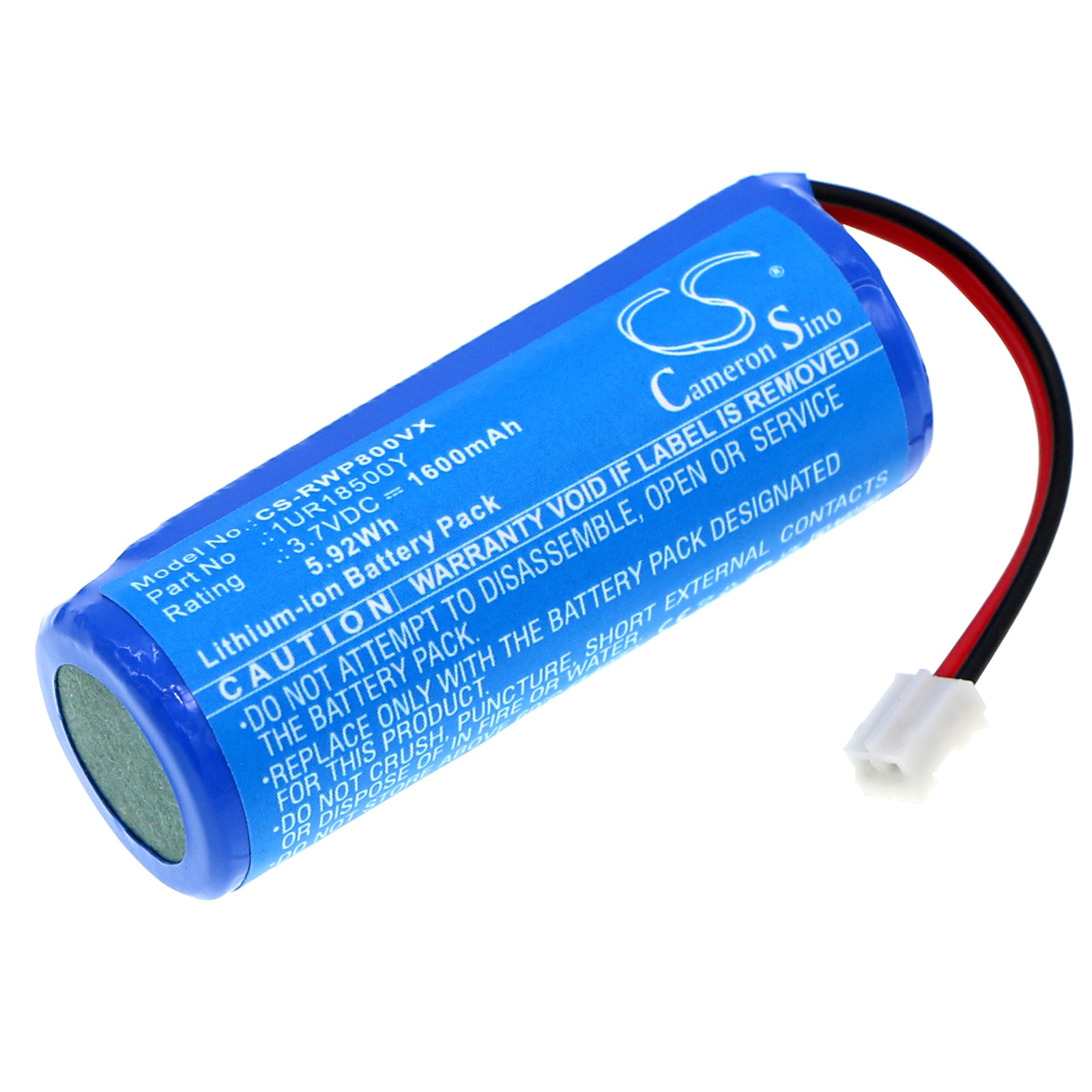 1600mAh 3.7V Li-ion Replacement Battery for Rowenta Epilator EP8002, EP8060, EP9480, NU8070 - Extended Life Battery Pack