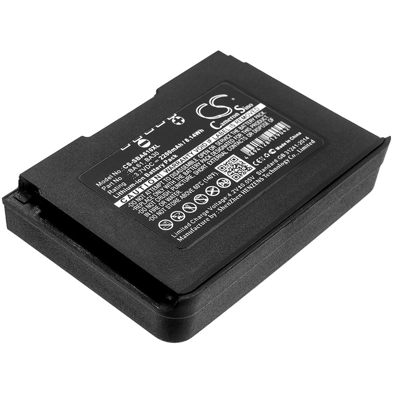 2200mAh Li-ion Battery for Sennheiser SK9000 Bodypack Transmitters & Wireless Headsets (BA 61, 504703) - 3.7V Replacement