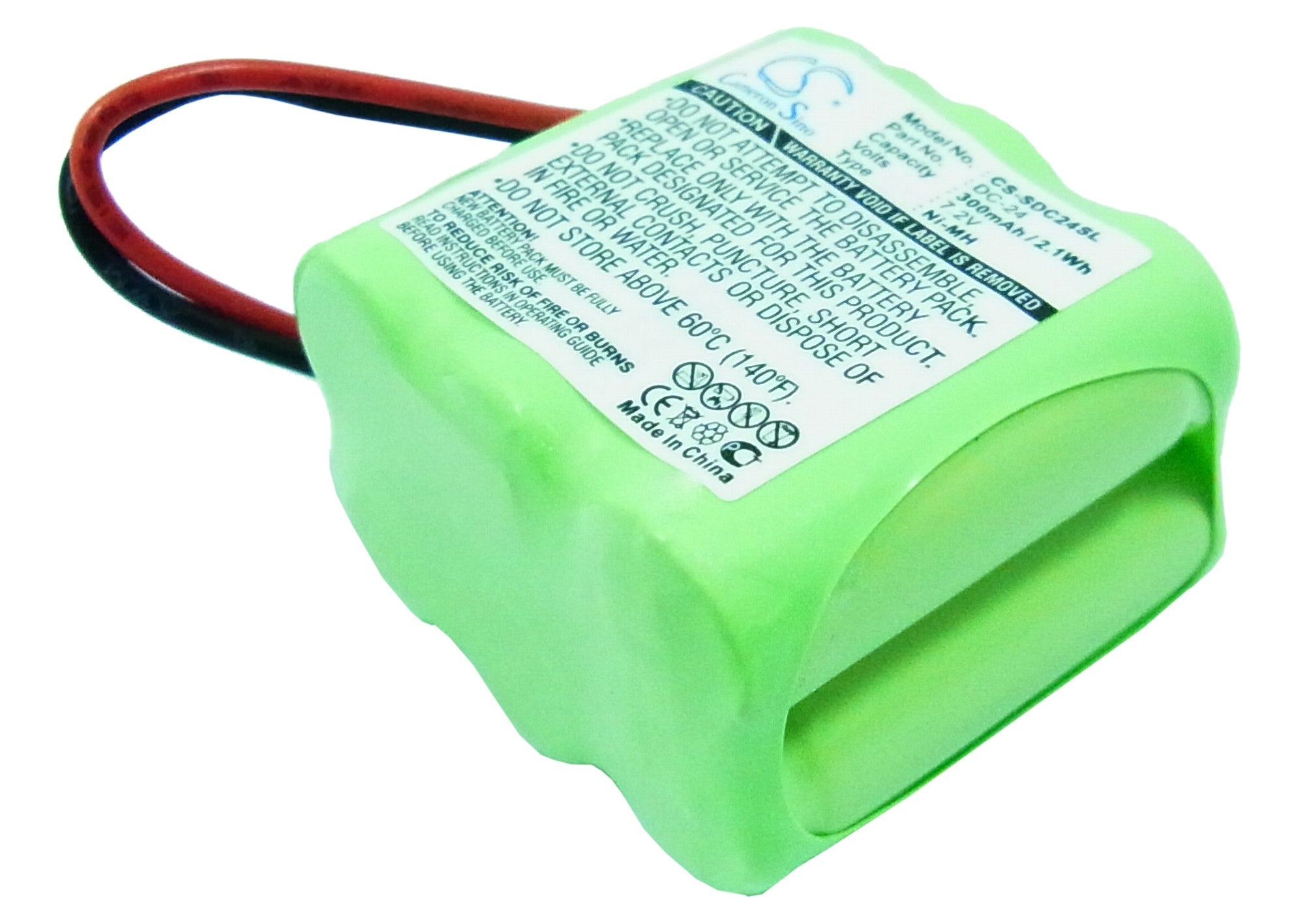 300mAh Ni-MH 7.2V Replacement Battery for SportDOG UplandHunter SD-1850 Transmitter & Kinetic MH330AAAK6HC Dog Collar System