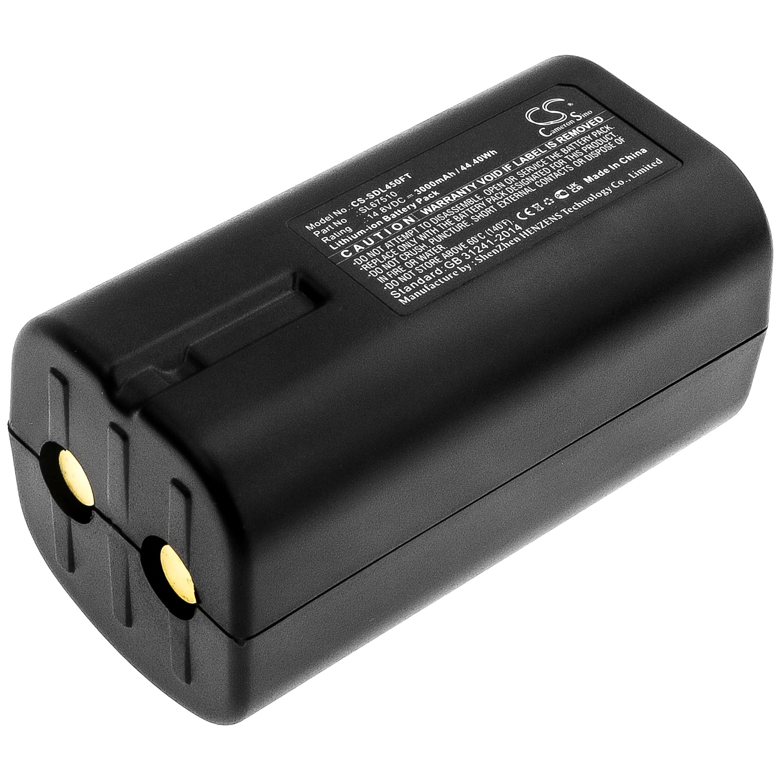 SeaLife Sea Dragon 4500 Light Battery - 3000mAh, 14.8V, 44.4Wh - Replacement Power for Photo & Video Use