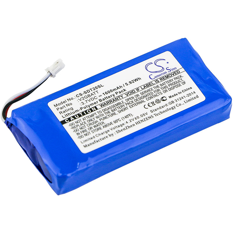 1600mAh Replacement Battery for SportDOG TEK 2.0 GPS Dog Collar, TEK-2L/V2LT - 3.7V 5.92Wh, Dog Tracking System Battery