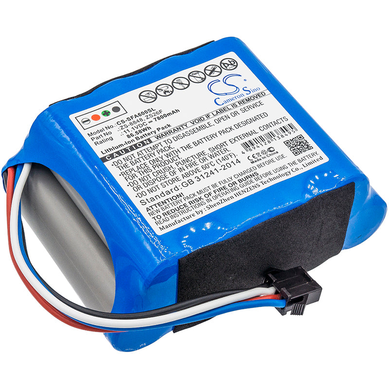 7800mAh Replacement Battery - Signal Fire AI-6/SA-2 Fusion Splicer & ZS-8848 Tester, 11.1V Li-ion