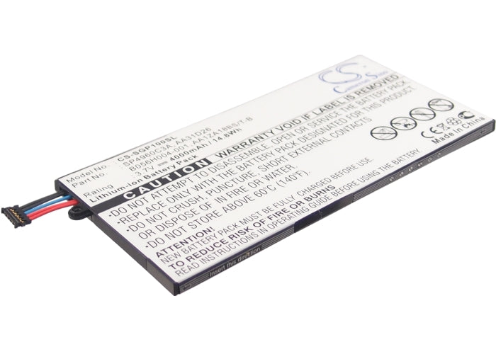 4000mAh Replacement Battery for Samsung Galaxy Tab GT-P1000 GT-P1010 7.0" Tablet (3.7V, 14.8Wh)