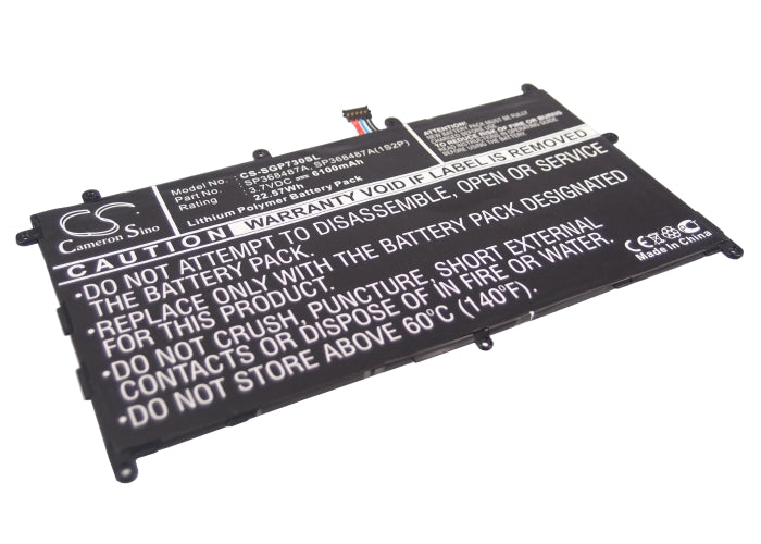 6100mAh 3.7V Li-Polymer Replacement Battery for Samsung Galaxy Tab 8.9 (GT-P7300, GT-P7310, GT-P7320) Tablet Repair