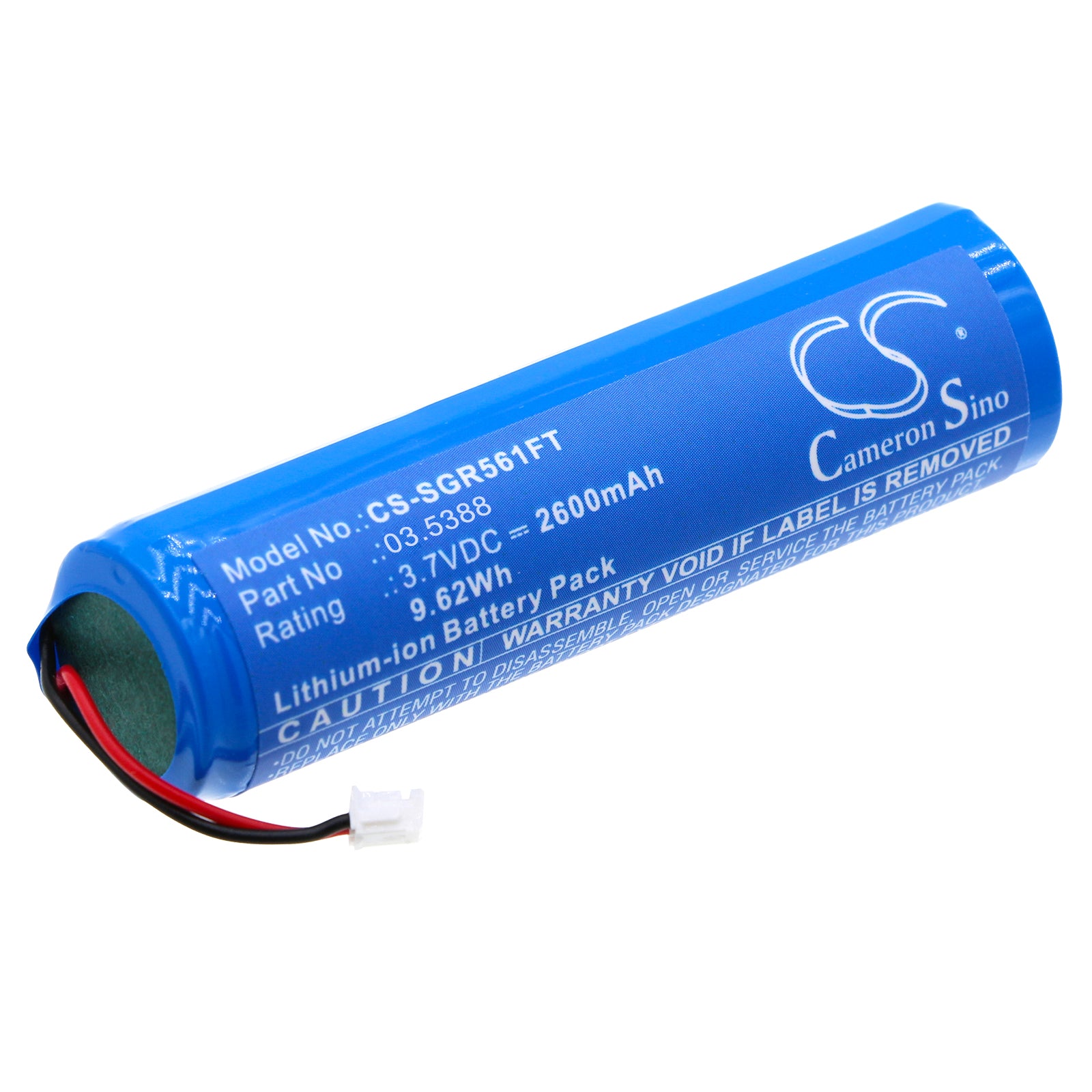 2600mAh Replacement Battery for SCANGRIP Slim 03.5612 Flashlight - 3.7V 9.62Wh Li-ion