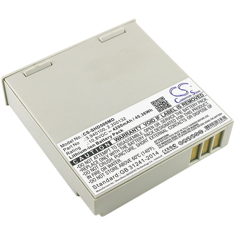 4200mAh Replacement Battery for Schiller Defigard 5000, Argus Pro LifeCare 2, DG Touch 7 - Li-ion 10.8V Medical Defibrillator