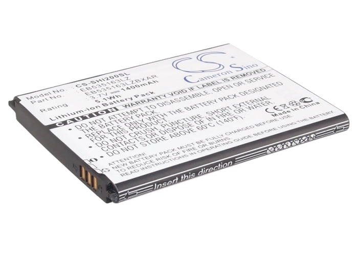 1400mAh Replacement Battery for MetroPCS/Samsung Galaxy Admire 4G, S Lightray, Stellar (SCH-R820, SCH-i200) - 3.7V Li-ion