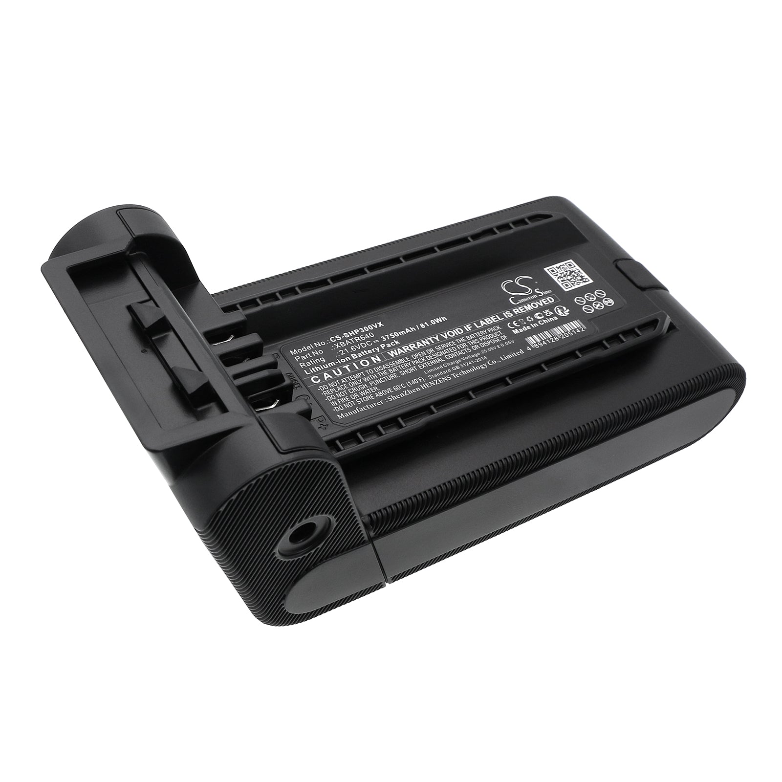 21.6V 3750mAh Replacement Battery for Shark POWERDETECT & IP3000 Vacuums; XBATR640 & XBATR640US Replacement