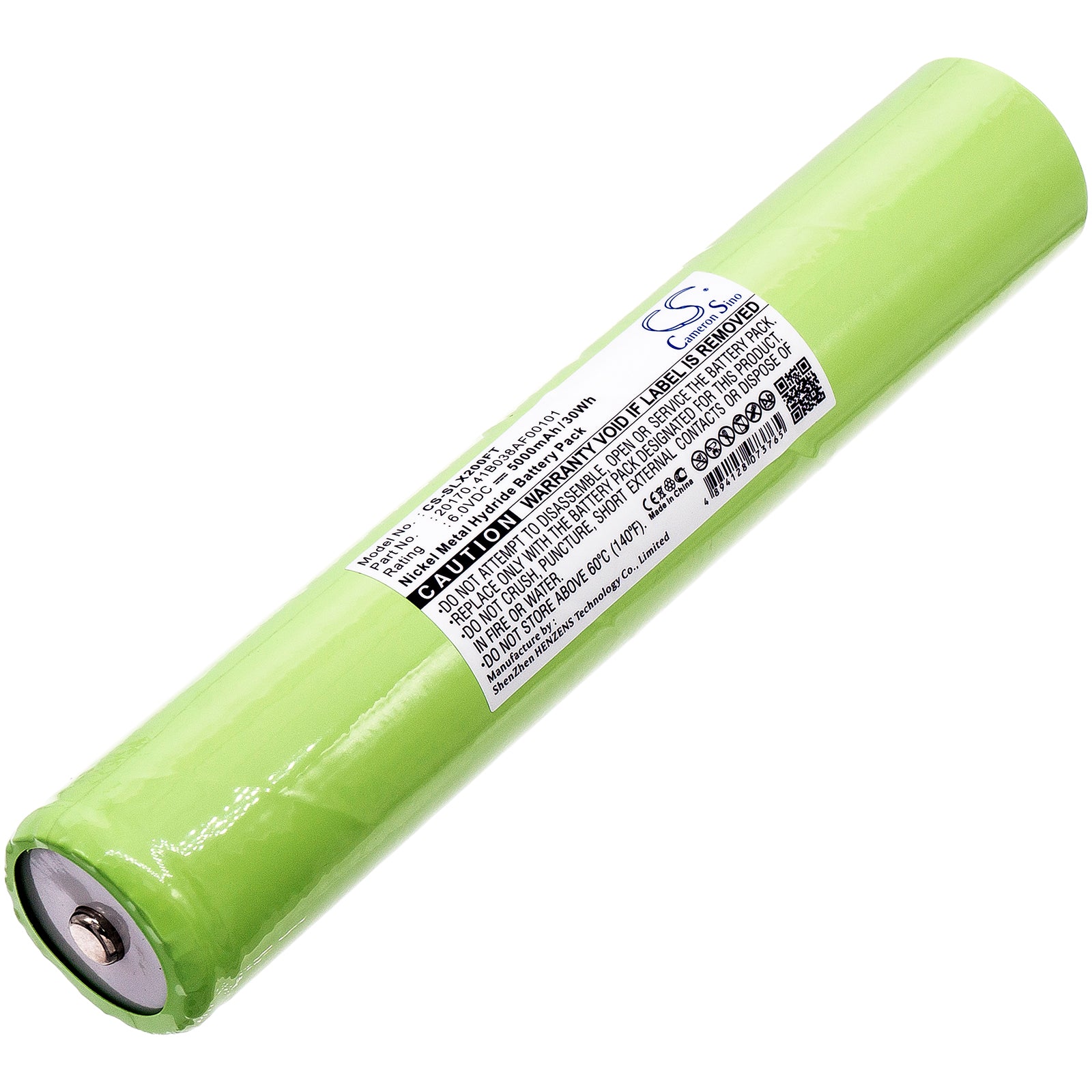 6.0V 5000mAh Ni-MH Rechargeable Battery for Maglite, Streamlight SL-20X, Ericsson Flashlights - Replacement for 40070149
