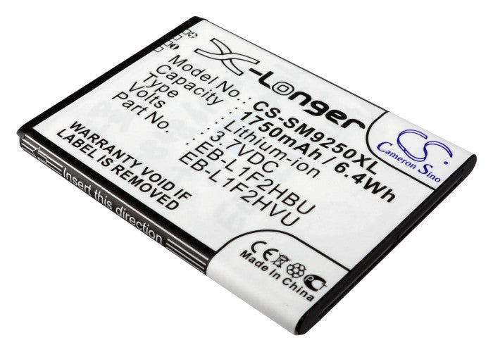 Galaxy Nexus Battery: 1750mAh, 3.7V Li-ion, Replacement for GT-i9250, SPH-L700, EB-L1F2HBU & EB-L1F2HVU