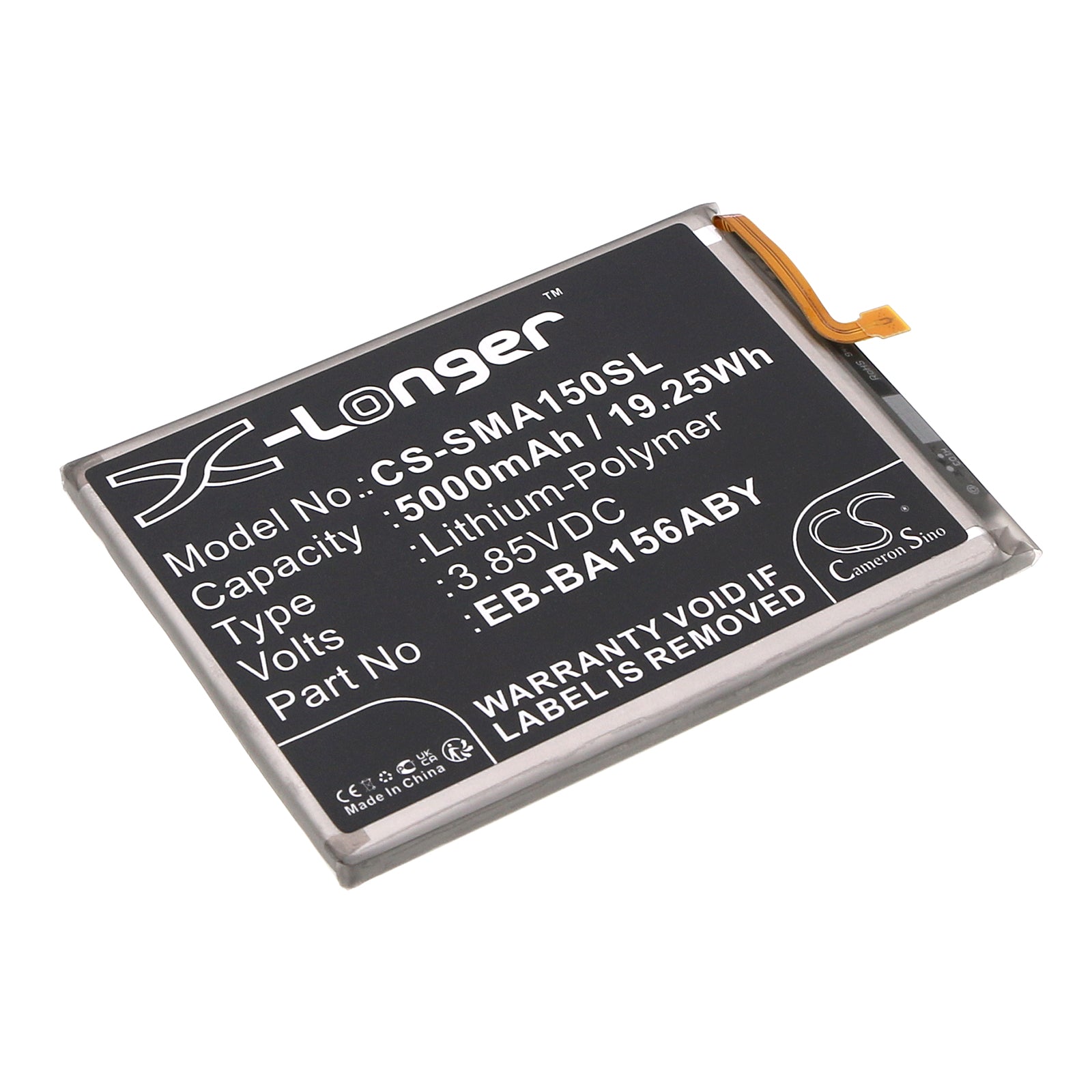 5000mAh Replacement Battery for Galaxy A15 4G/5G (2024) - SM-A155/A156 - Li-Polymer - Phone Repair Part