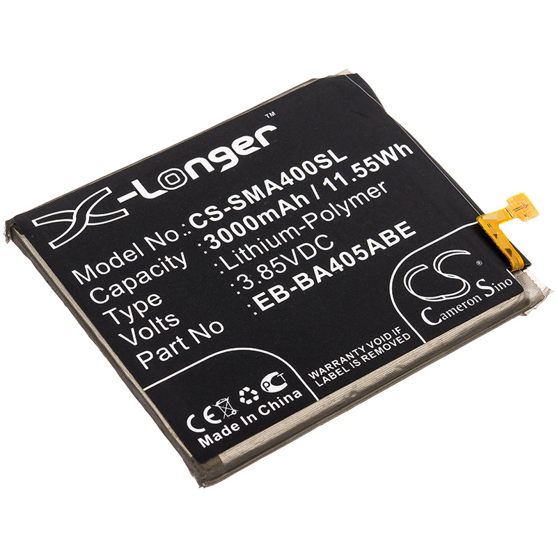 3000mAh Replacement Battery for Samsung Galaxy A40 (2019) SM-A405 Series - Li-Polymer, 3.85V