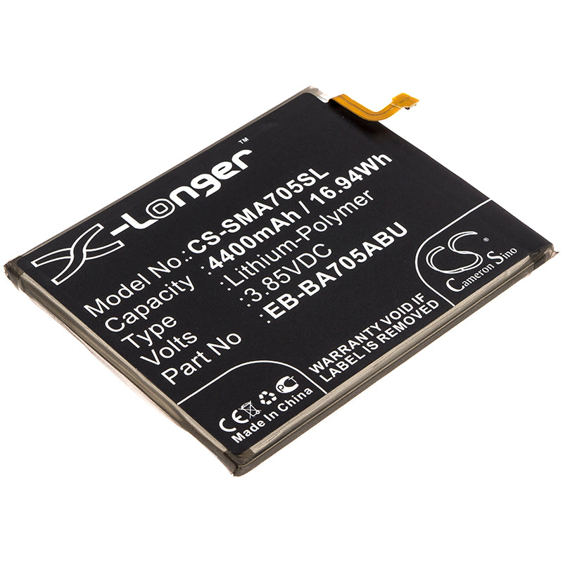 4400mAh Replacement Battery for Galaxy A70 (2019) SM-A705F/FN - High Capacity Li-Polymer - 3.85V