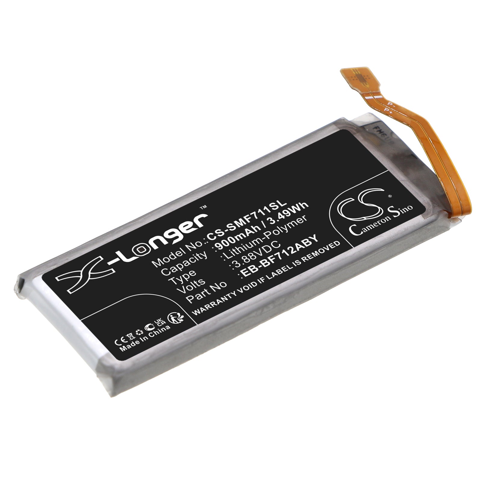 Galaxy Z Flip 3 Replacement Battery (SM-F711 Series) - 900mAh 3.88V Li-Polymer - Repair/Fix Power Solution