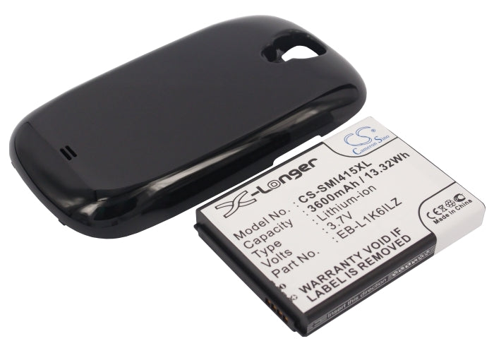 3600mAh Extended Battery for Samsung Stratosphere II i415 & Galaxy S Relay 4G - Replacement Li-ion