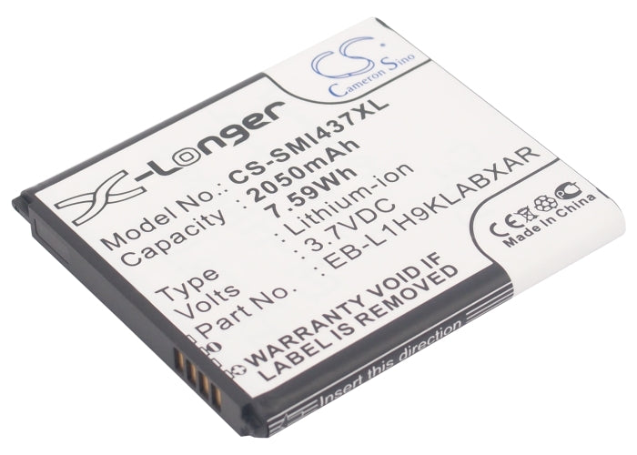 2050mAh Replacement Battery for AT&T Galaxy Express SGH-I437 GT-I8730 - 3.7V Li-ion Battery - Phone Battery Replacement