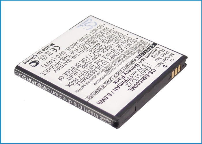 Samsung Fascinate i500 & Mesmerize i500 Replacement Battery - 1750mAh 3.7V Li-ion - Extended Life