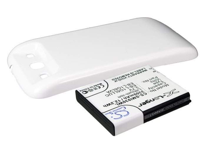 Samsung Galaxy S3 Battery Replacement - 3300mAh, GT-I9300, SIIIMobile, Li-ion 3.7V EB-L1G6LLUC