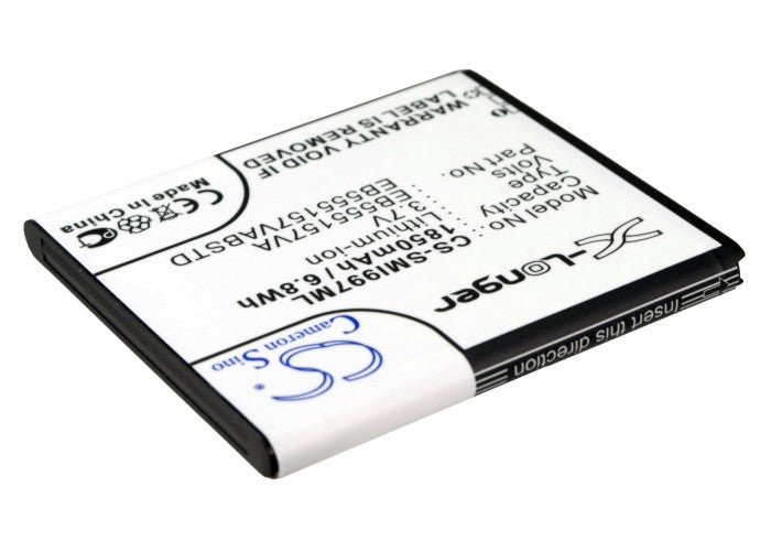 1850mAh Replacement Battery for AT&T Galaxy S Infuse 4G SGH-i997 & Skyrocket HD - 3.7V Li-ion - Phone Power Solution