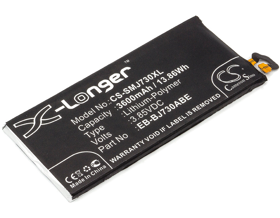 Galaxy J7 2017/Pro Replacement Battery - 3600mAh Li-Polymer - SM-J730F/GM/G - 3.85V - Phone Repair Power
